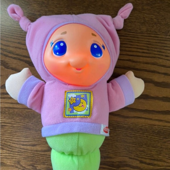 Playskool Gloworm Musical Glow Bug Light Up Plush Baby Soother Lullaby Worm 2008 - Picture 2 of 4
